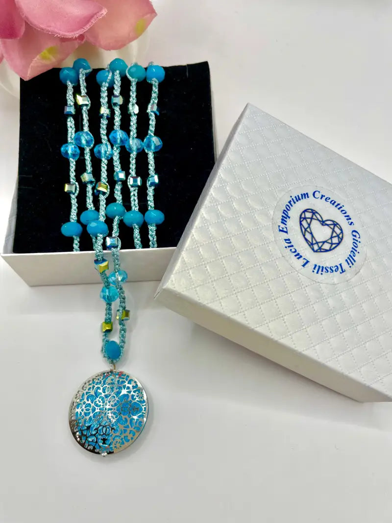 Collana Lung Sky - Tutto Azzurro Lung Tot Cm: 168