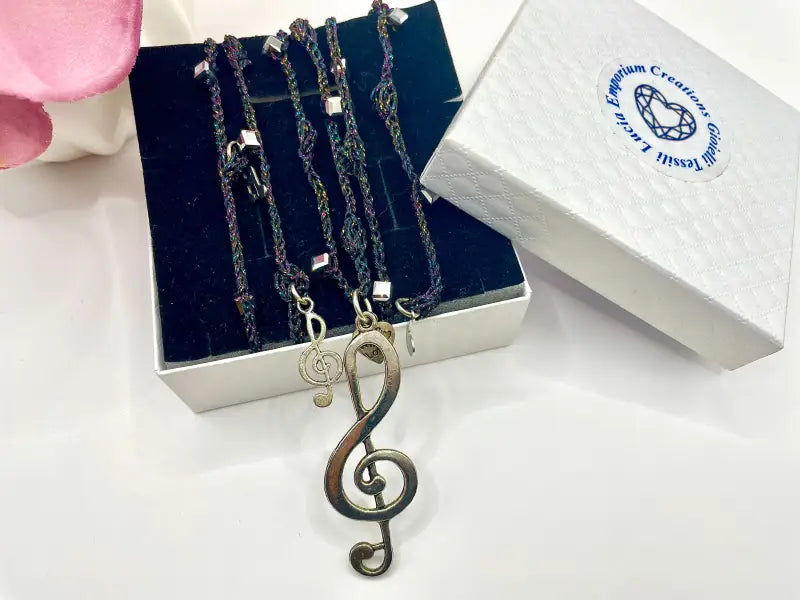 Collana Lunga Music Tre Varianti