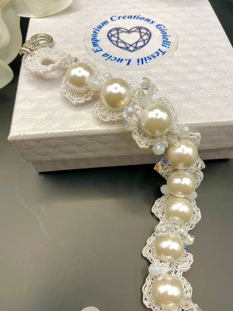 Parure Wedding 1 - Collana + Bracciale