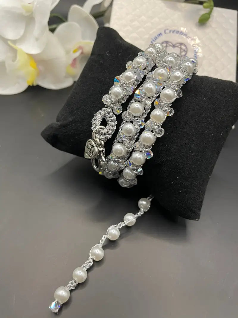 Parure Wedding 2 - Collana + Bracciale + Orecchini